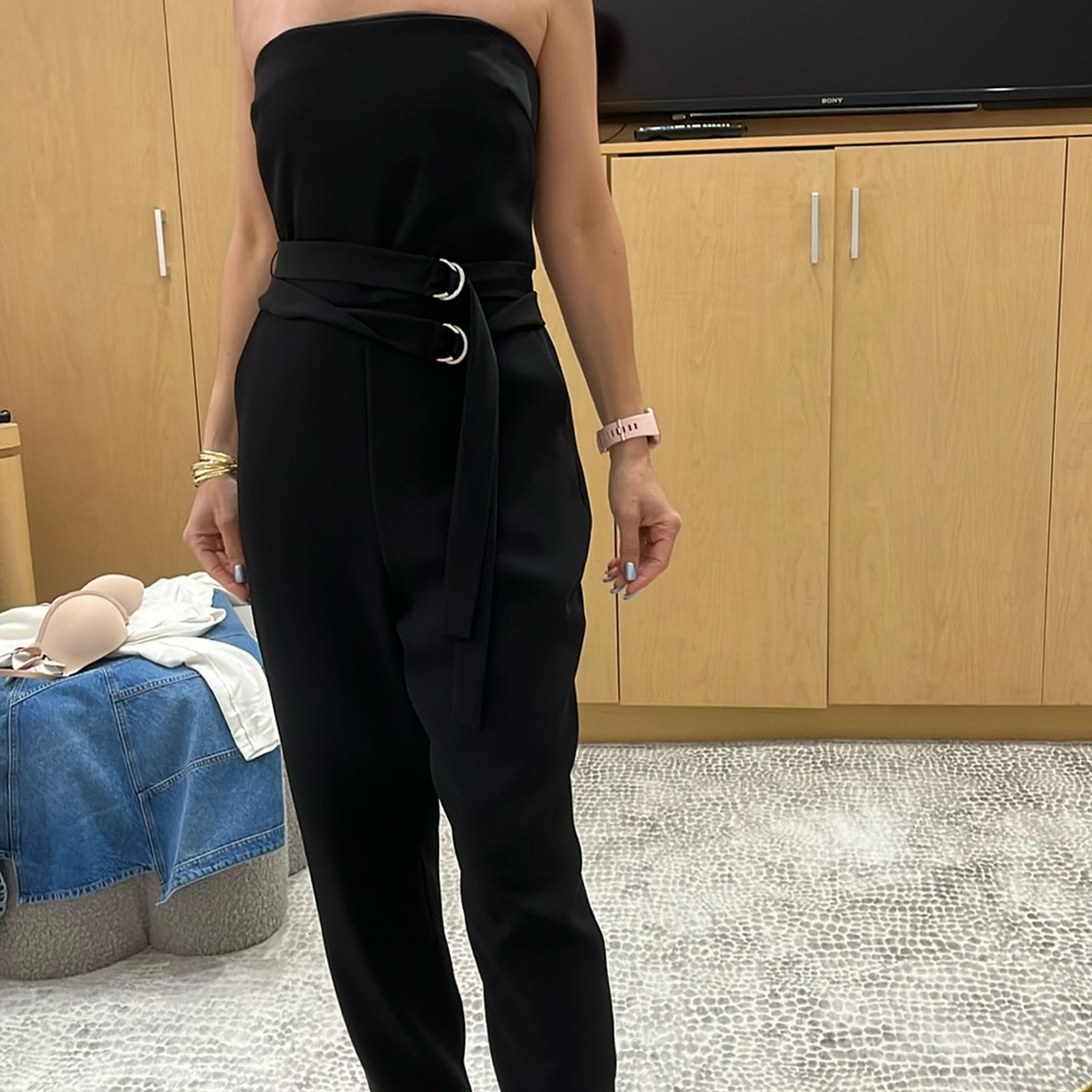 Elizabeth and James Black Jumpsuit